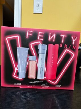 Fenty Skin Set in Pink, Red, Gray